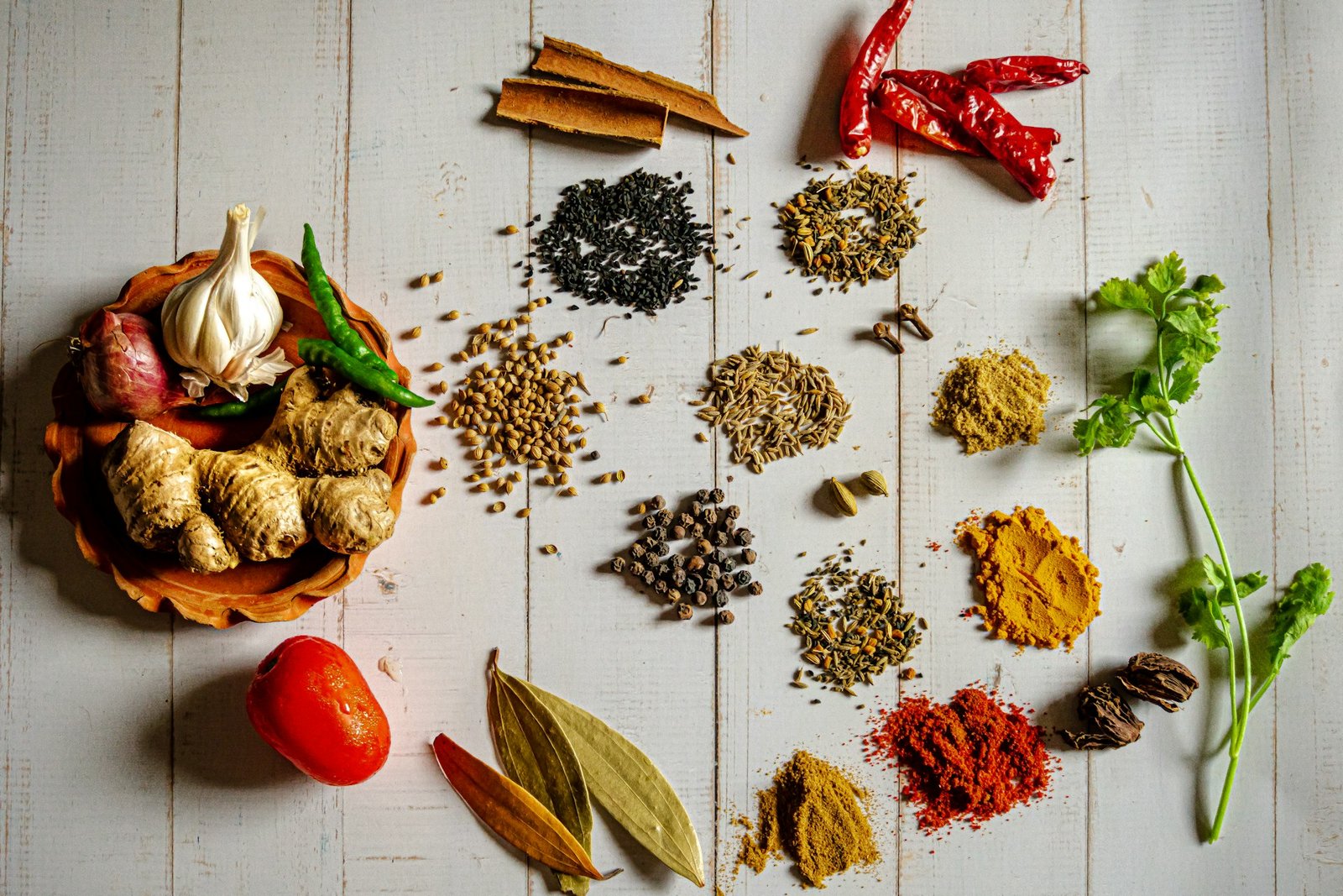 Premium Ceylon spices collection